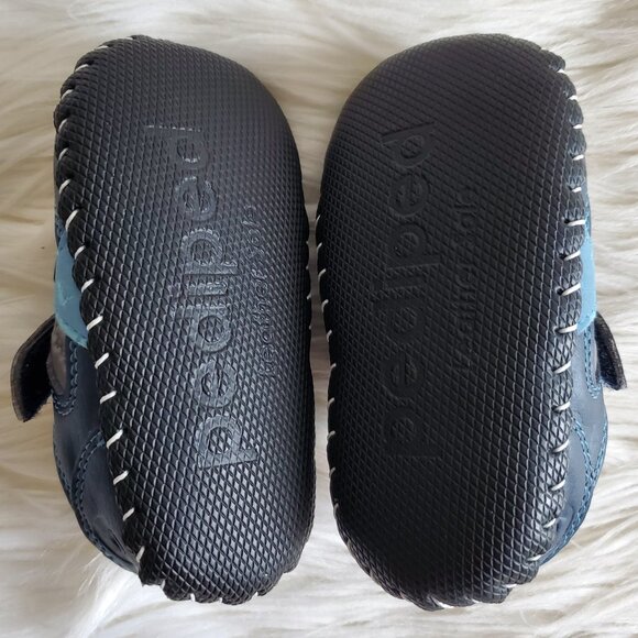 Pediped Franklin Navy/Gray Boy Shoes SZ 6-12 Months - Picture 9 of 12